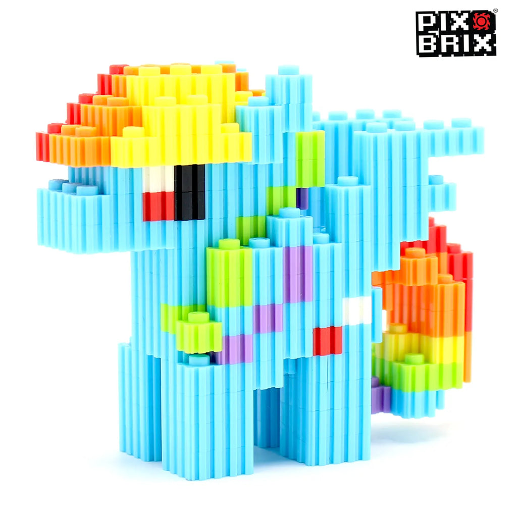 PixBrix 3D - Como hacer a Rainbow Dash con Pixel Block