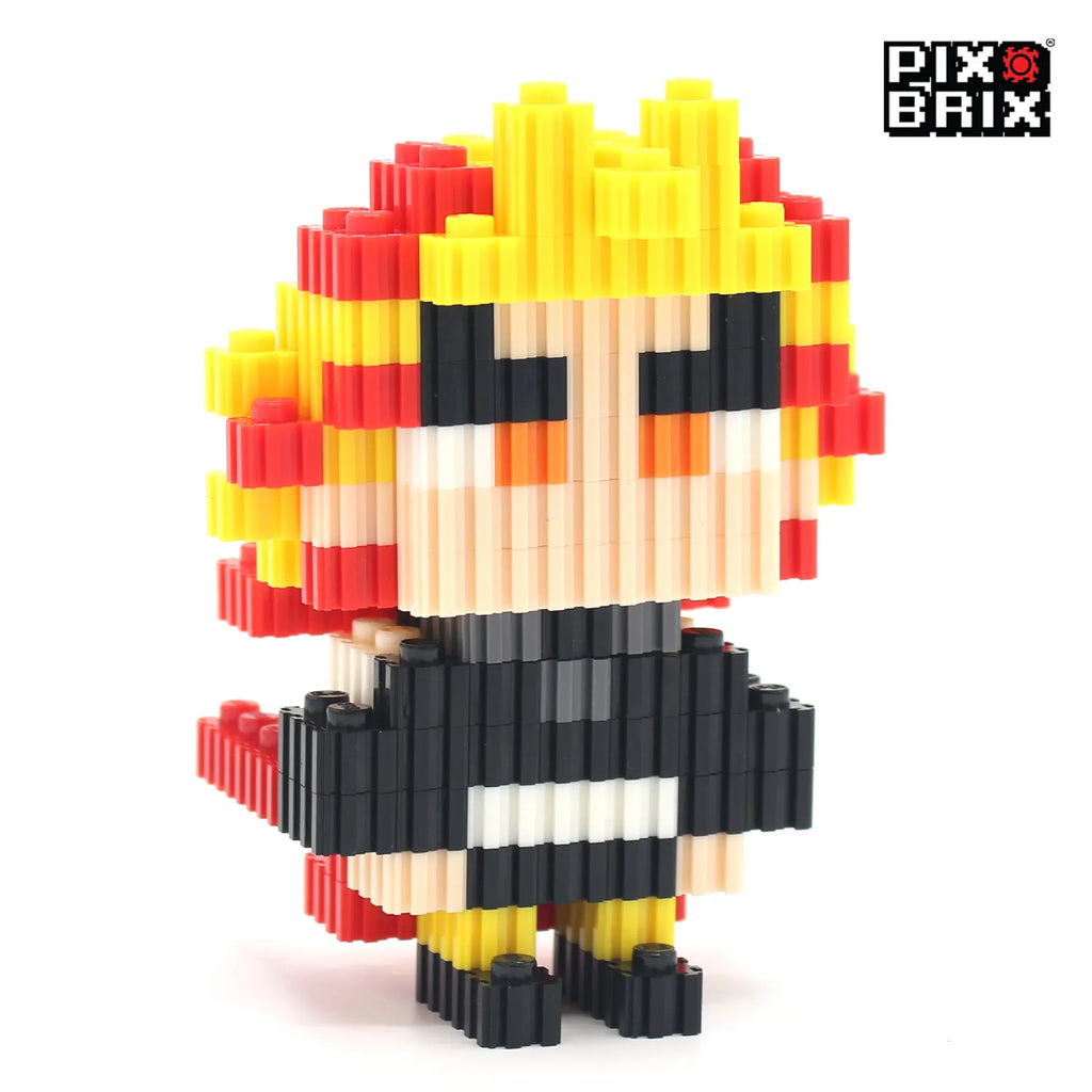 PixBrix 3D - Como hacer a Rengoku Pequeño con Pixel Block