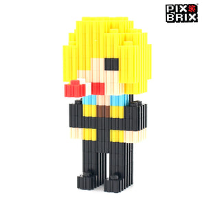 PixBrix 3D - Como hacer a Sanji Pequeño con Pixel Block