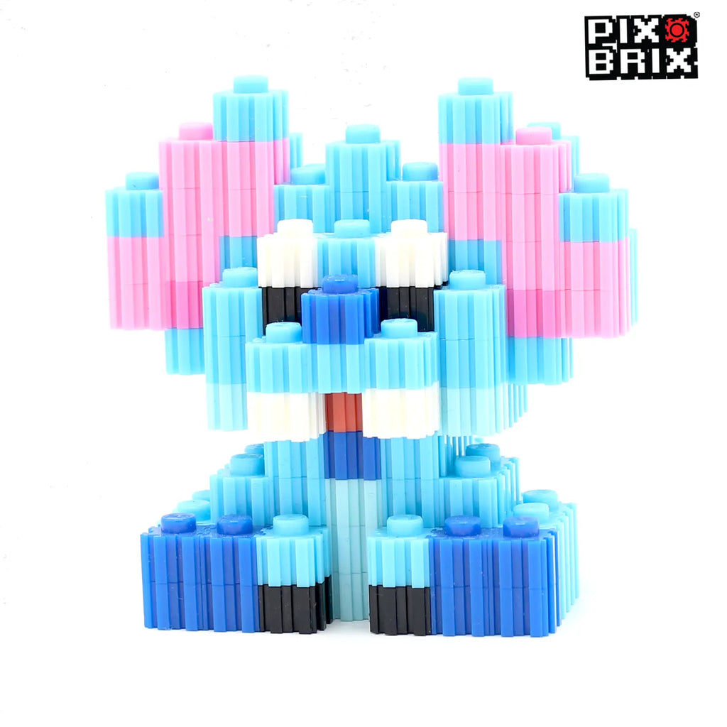 PixBrix 3D - Como hacer a Stitch Pequeño con Pixel Block