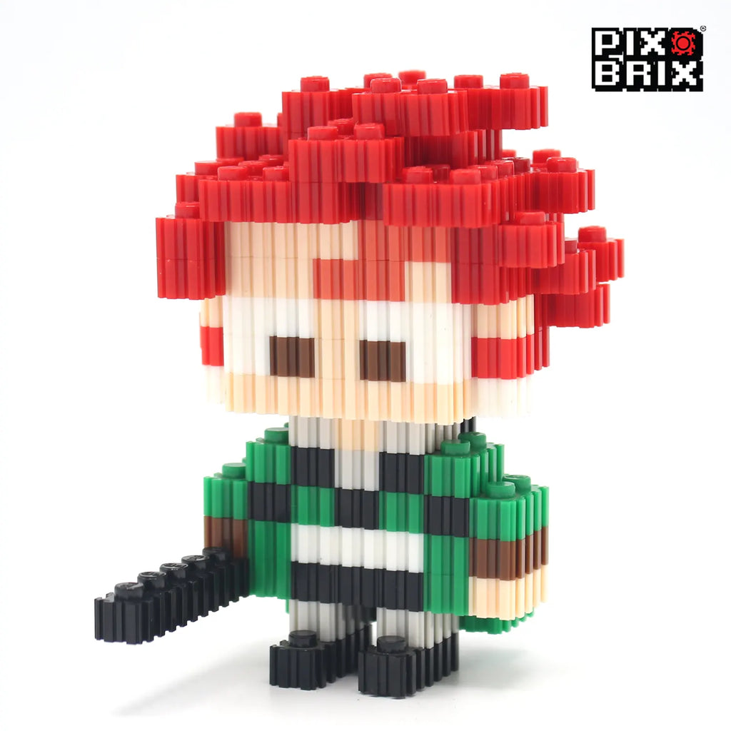 PixBrix 3D - Como hacer a Tanjiro Pequeño con Pixel Block