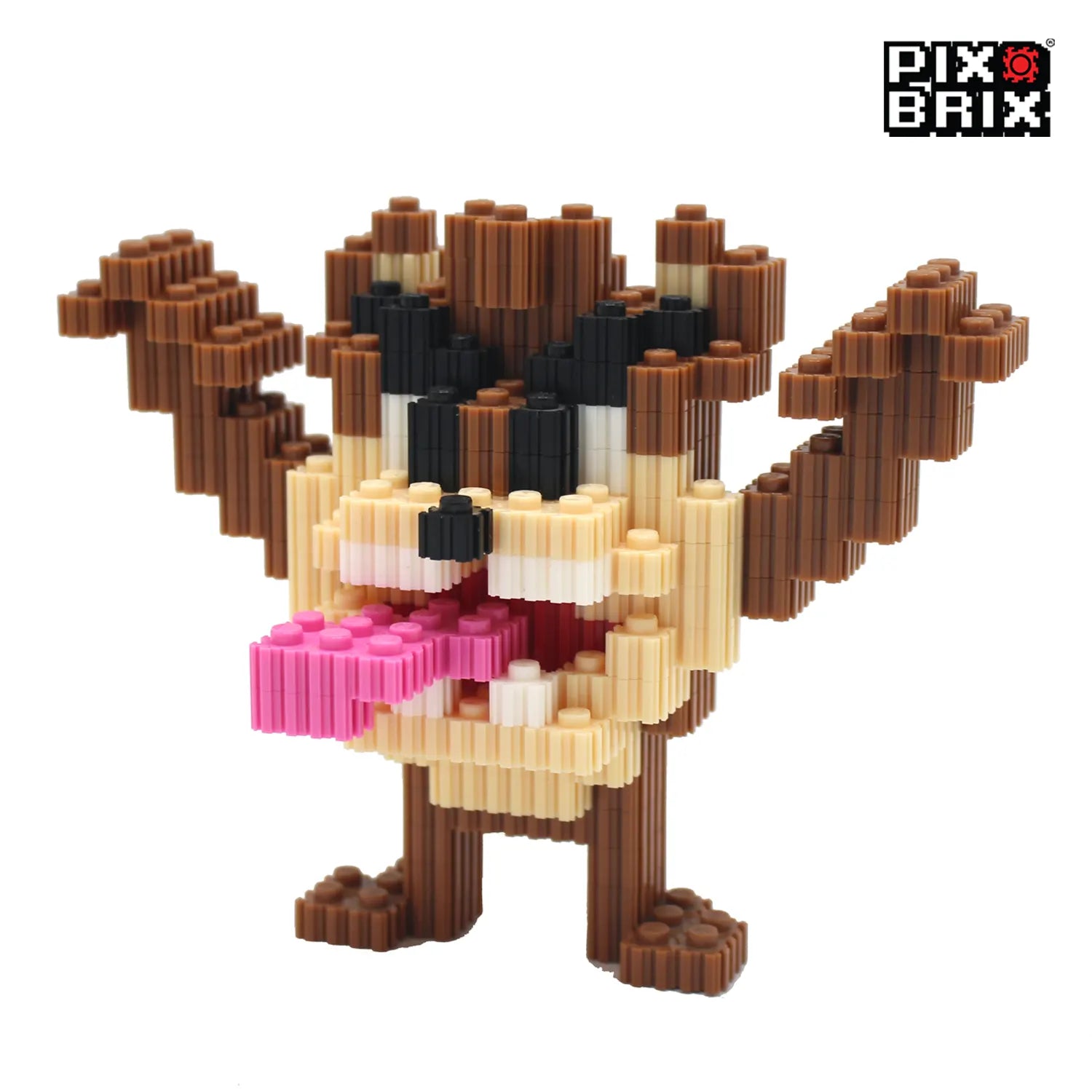 PixBrix 3D - Como hacer Demonio de Tasmania con Pixel Block