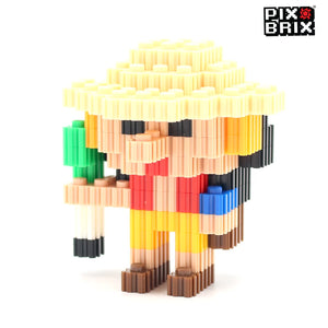 PixBrix 3D - Como hacer a Usop Pequeño con Pixel Block
