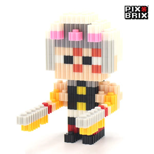 PixBrix 3D - Como hacer a Uzui Pequeño con Pixel Block