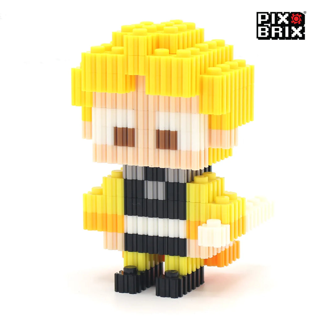 PixBrix 3D - Como hacer a Zenitsu Pequeño con Pixel Block