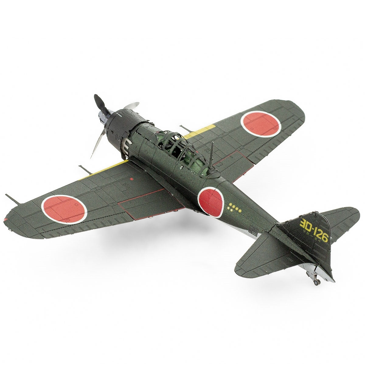 Avión Mitsubishi Zero - Maqueta 3D - Metal Earth