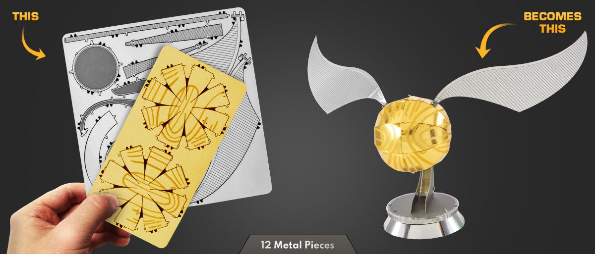 Harry Potter Golden Snitch - MetalEarth
