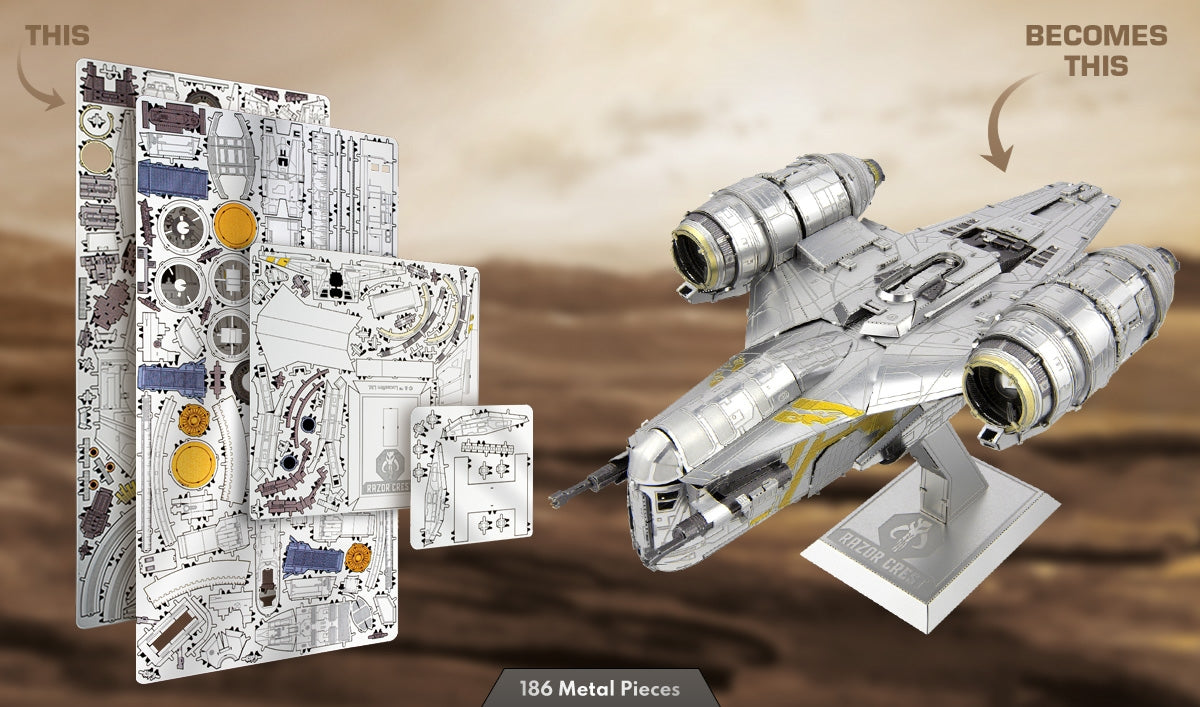 Razor Crest ICONX - Maqueta 3D - Metal Earth