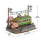 Sakura Journey - Rompecabezas 3D - Maqueta de Madera Rolife
