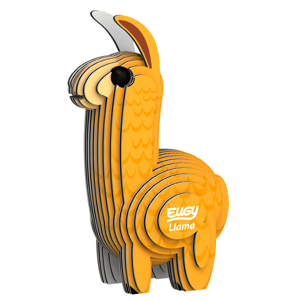 Llama - Puzzle 3D de Cartón - Eugy Dodoland