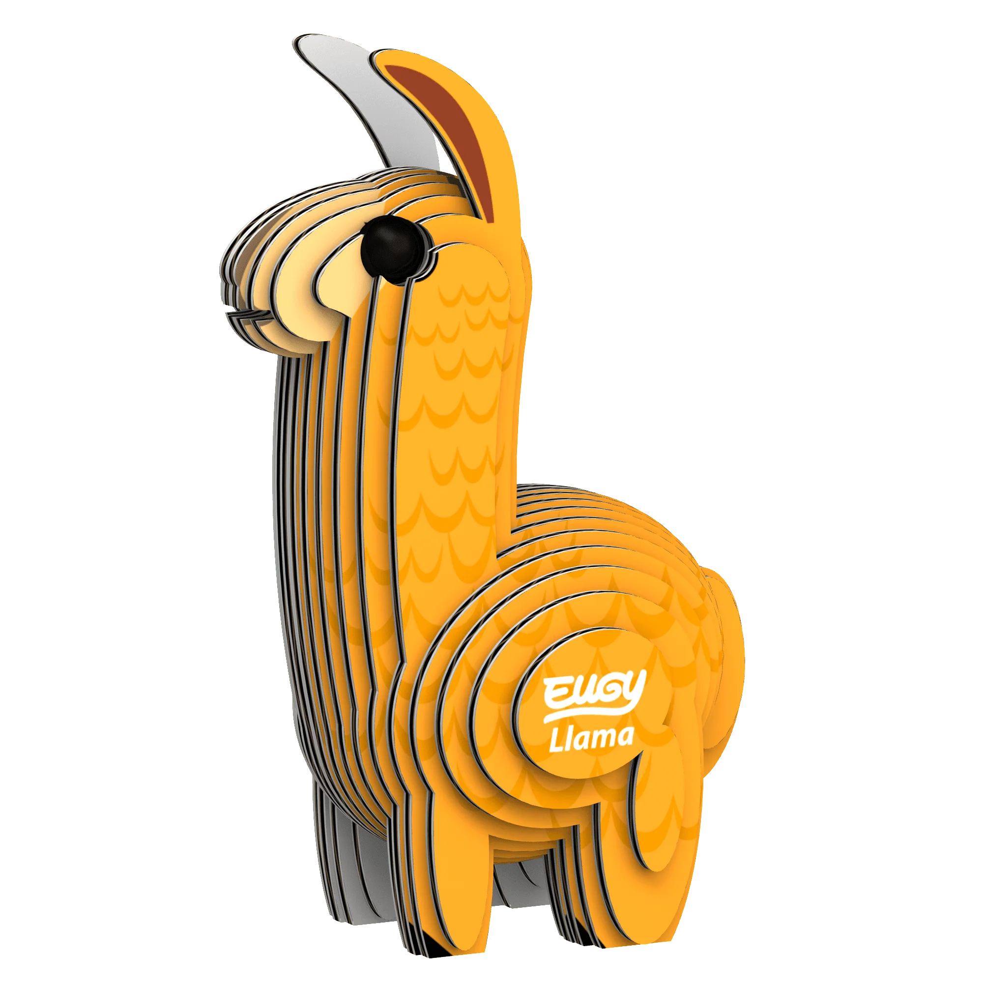 Llama - Puzzle 3D de Cartón - Eugy Dodoland