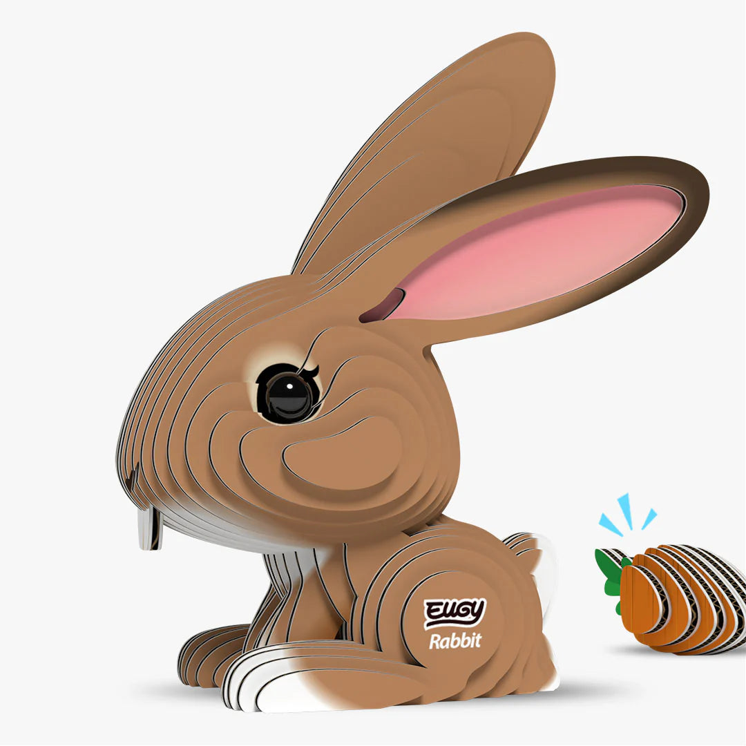 Conejo - Puzzle 3D de Cartón - Eugy Dodoland