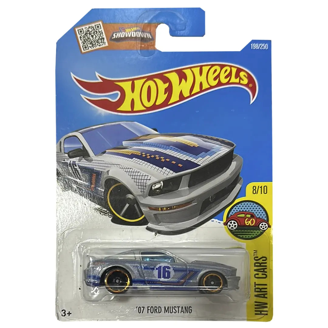 07 Ford Mustang - Art Cars 8/10 - Hot Wheels
