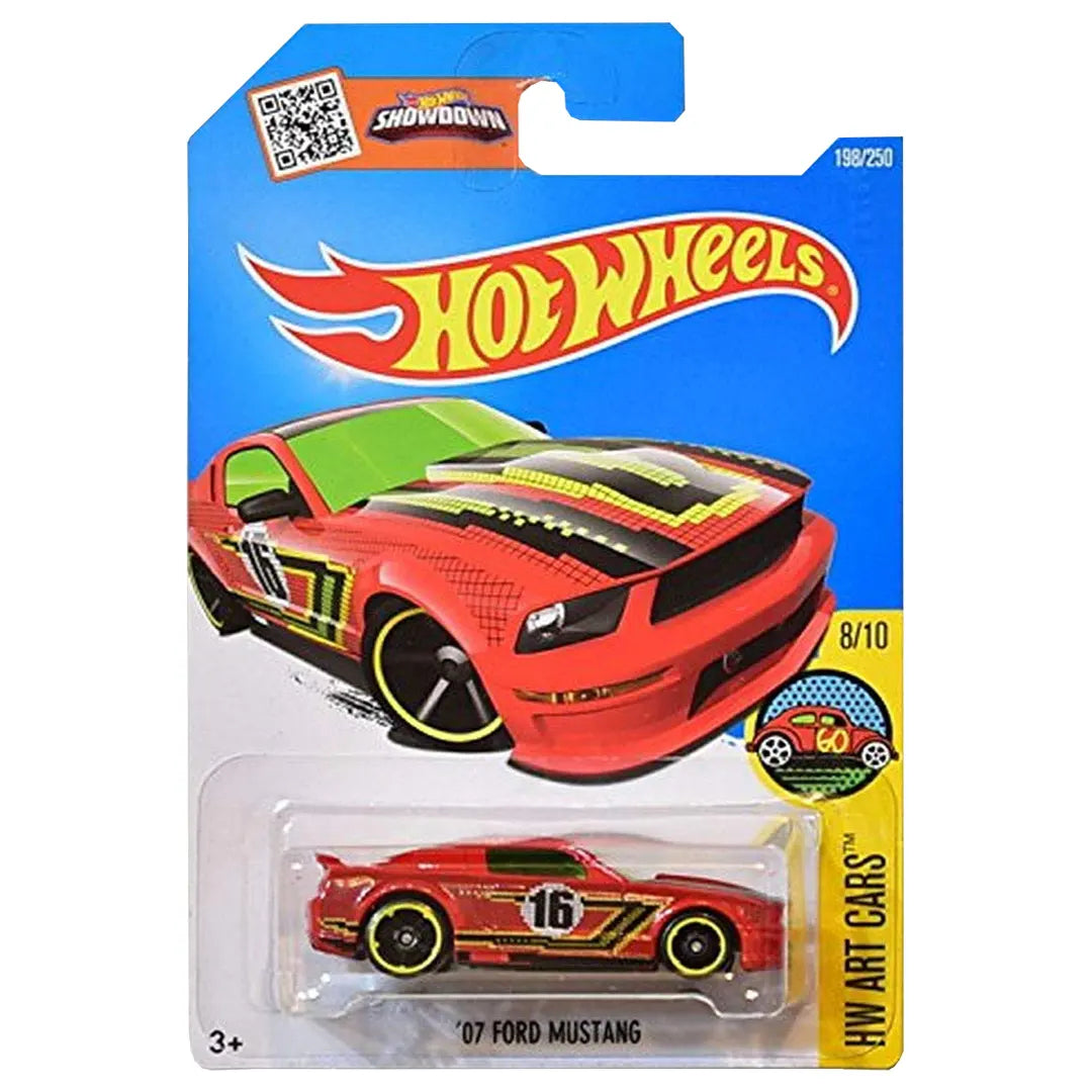 07 Ford Mustang - Art Cars 8/10 - Hot Wheels