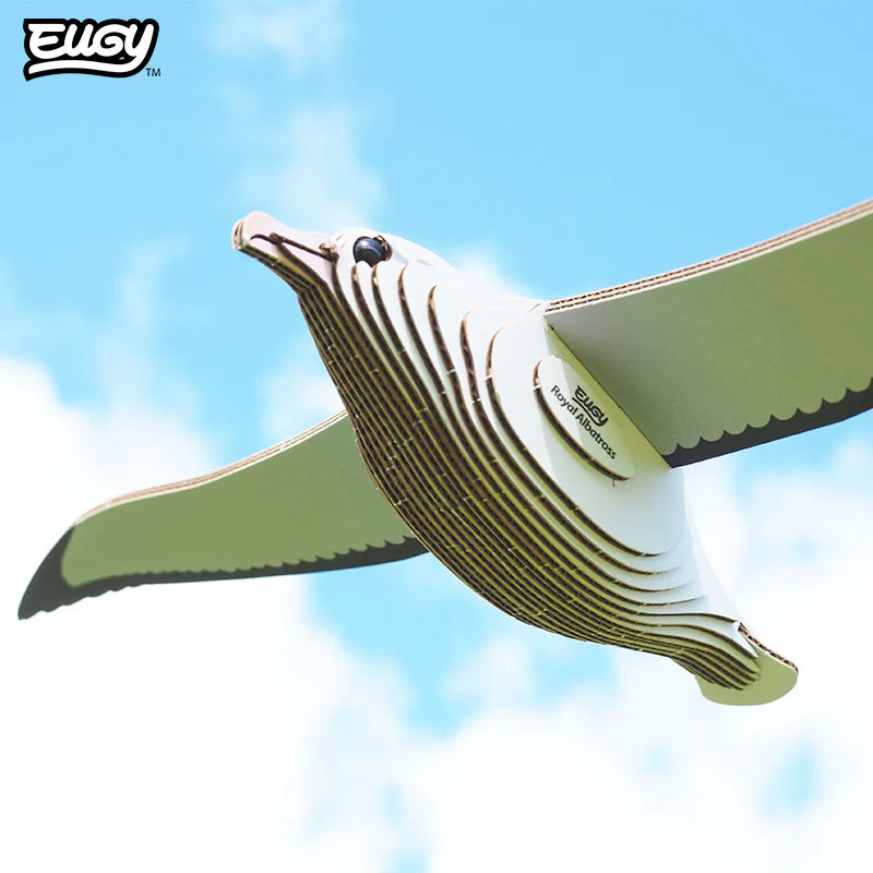 Royal Albatross - Puzzle 3D de Cartón - Eugy Dodoland