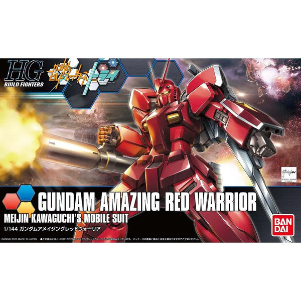 HGBF 1/144 GUNDAM AMAZING RED WARRIOR - Model Kit Articulado - Bandai