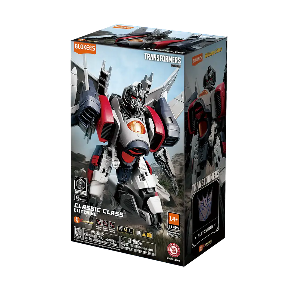 Blitzwing - Classic Class 25 - Dark of the Moon - Model Kit Articulado - BLOKEES