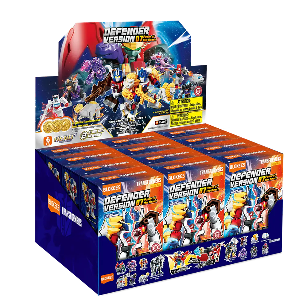 Figura Sorpresa - Transformers Defender Version 07 Power of the Beast - Model Kit - BLOKEES (Copia)