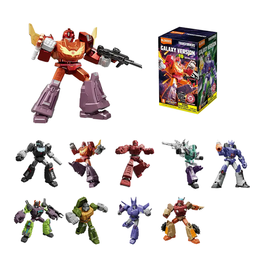Figura Sorpresa - Transformers Galaxy Version 10 One Shall Stand - Model Kit - BLOKEES