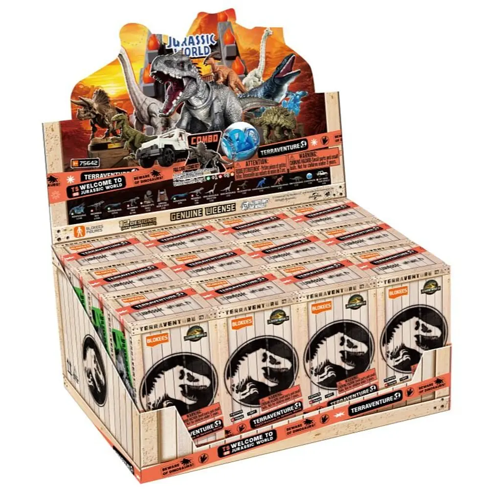 Figura Sorpresa - TERRAVENTURE 02 - Jurassic Word - Model Kit - BLOKEES