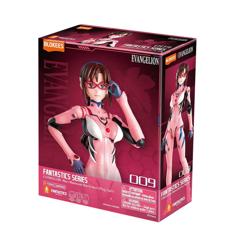Mari Makinami Illustrious - Plug Suit - Evangelion Fantastics Series 02 - Model Kit Articulado - BLOKEES
