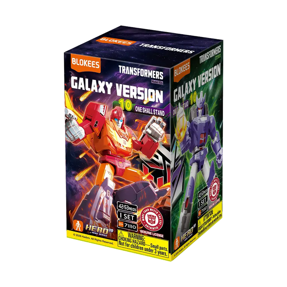 Figura Sorpresa - Transformers Galaxy Version 10 One Shall Stand - Model Kit - BLOKEES