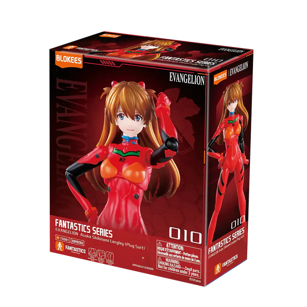 Asuka Shikinami Langley - Plug Suit - Evangelion Fantastics Series 03 - Model Kit Articulado - BLOKEES