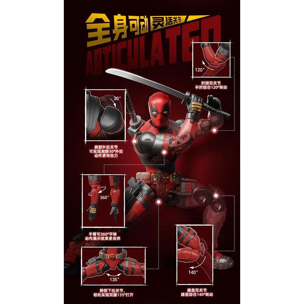 Deadpool - Marvel Deadpool & Wolverine - Champion Class 04 - Model Kit - BLOKEES