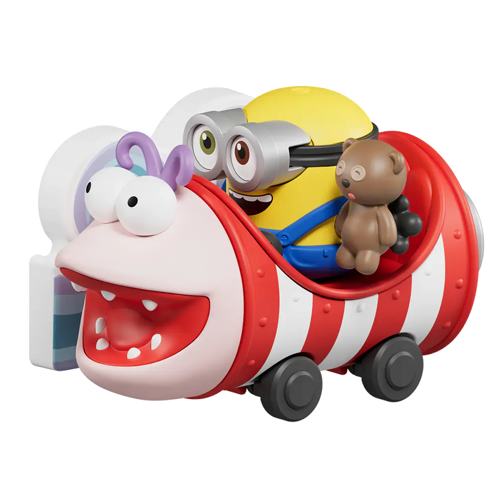 Figura Sorpresa - Minions daadoos Nest Series 01 - Super Silly Fun Land Ride -Model Kit - BLOKEES