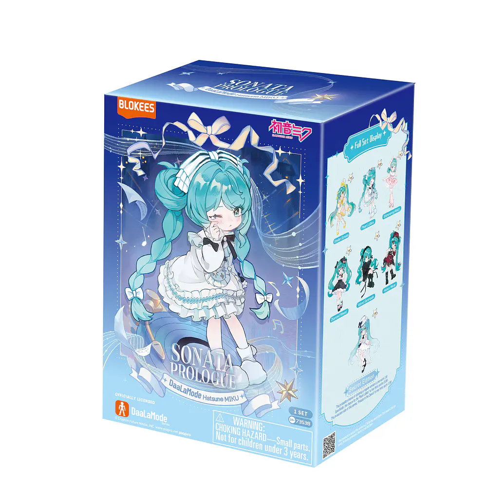 Figura Sorpresa - Hatsune Miku - DaaLaMode Series 01 Sonata Prologue - Model Kit - BLOKEES