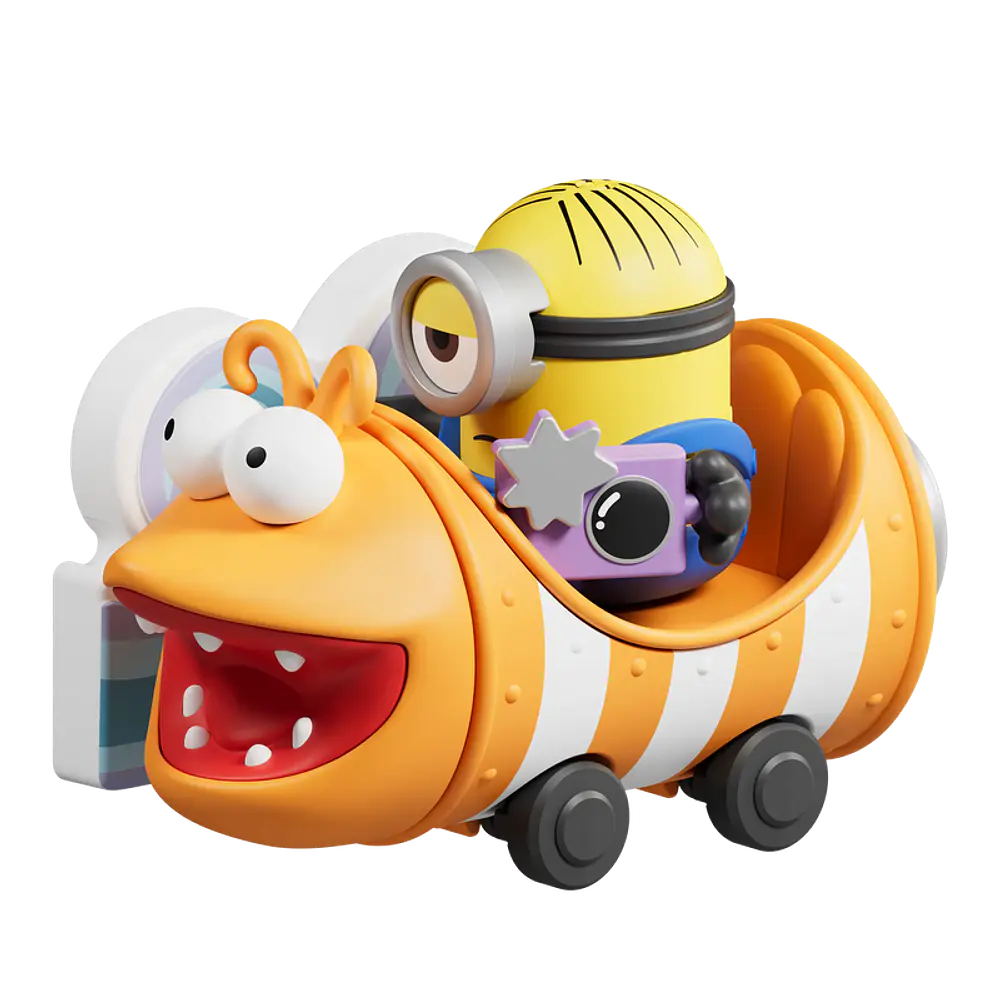 Figura Sorpresa - Minions daadoos Nest Series 01 - Super Silly Fun Land Ride -Model Kit - BLOKEES