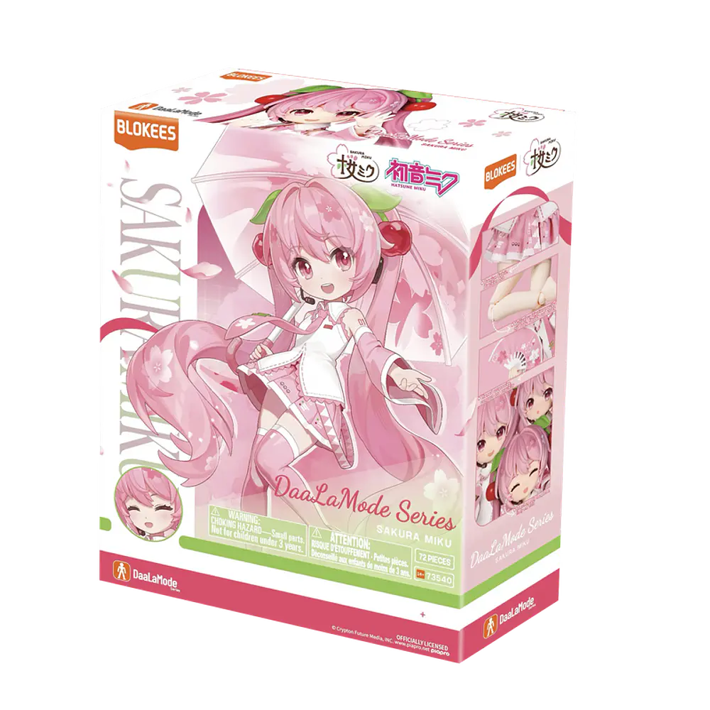 Sakura Miku - DaaLaMode Series EX Official Outfit - Model Kit - BLOKEES