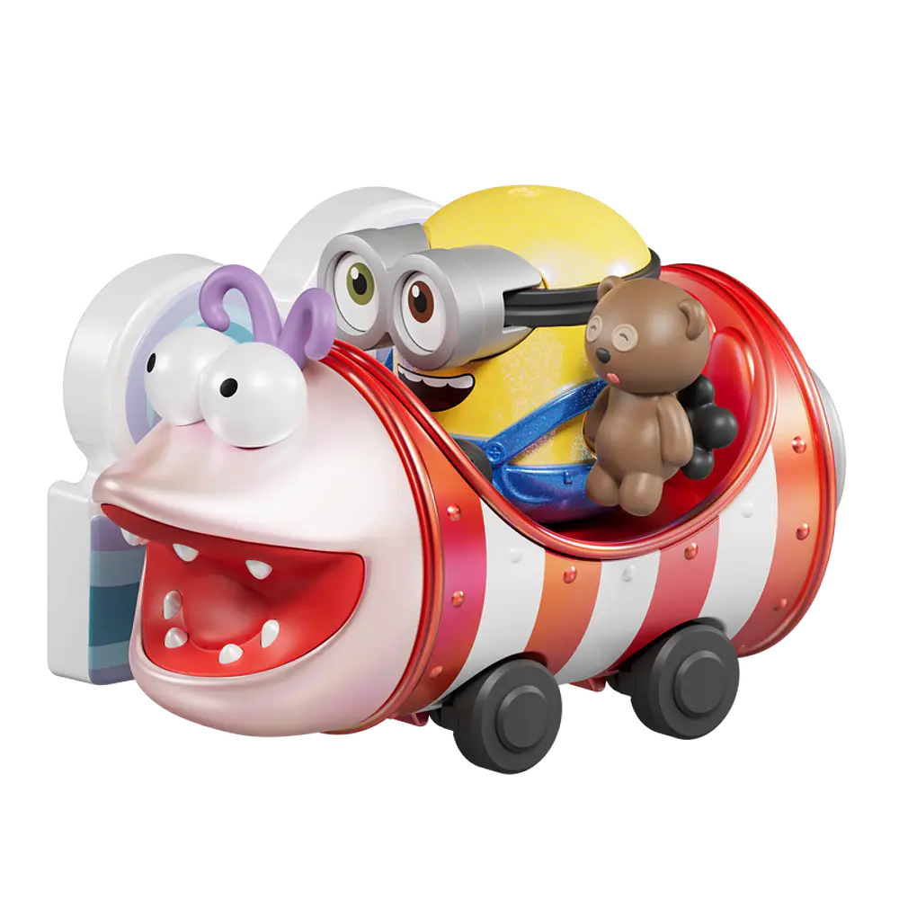 Figura Sorpresa - Minions daadoos Nest Series 01 - Super Silly Fun Land Ride -Model Kit - BLOKEES