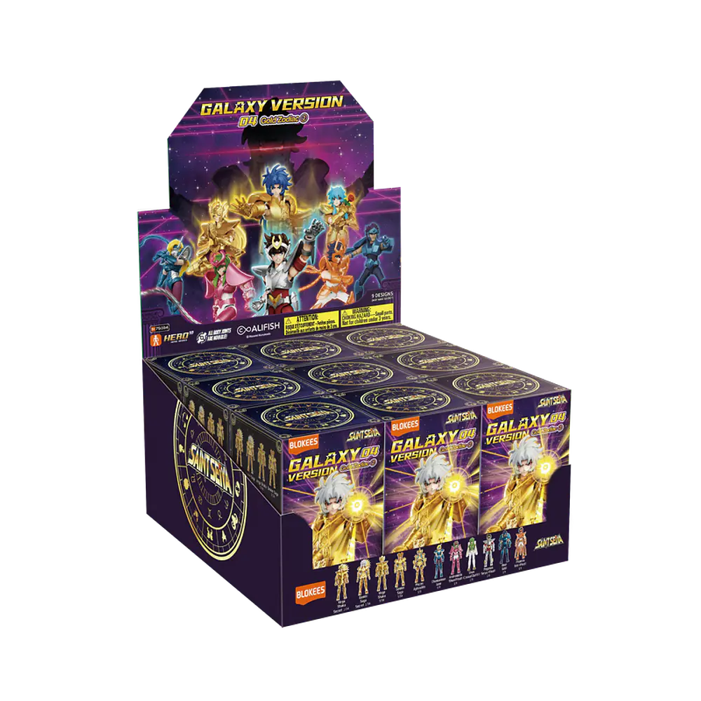 Figura Sorpresa - Saint Seiya Galaxy Version 04 - Gold Zodiac 2 - Model Kit - BLOKEES