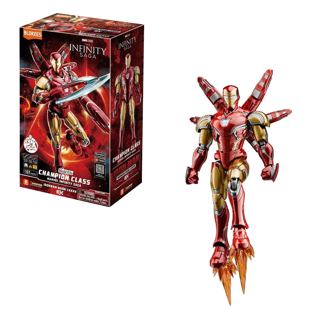 Iron Man MK85 Deluxe Edition - Marvel Infinity Saga - Champion Class - Model Kit - BLOKEES