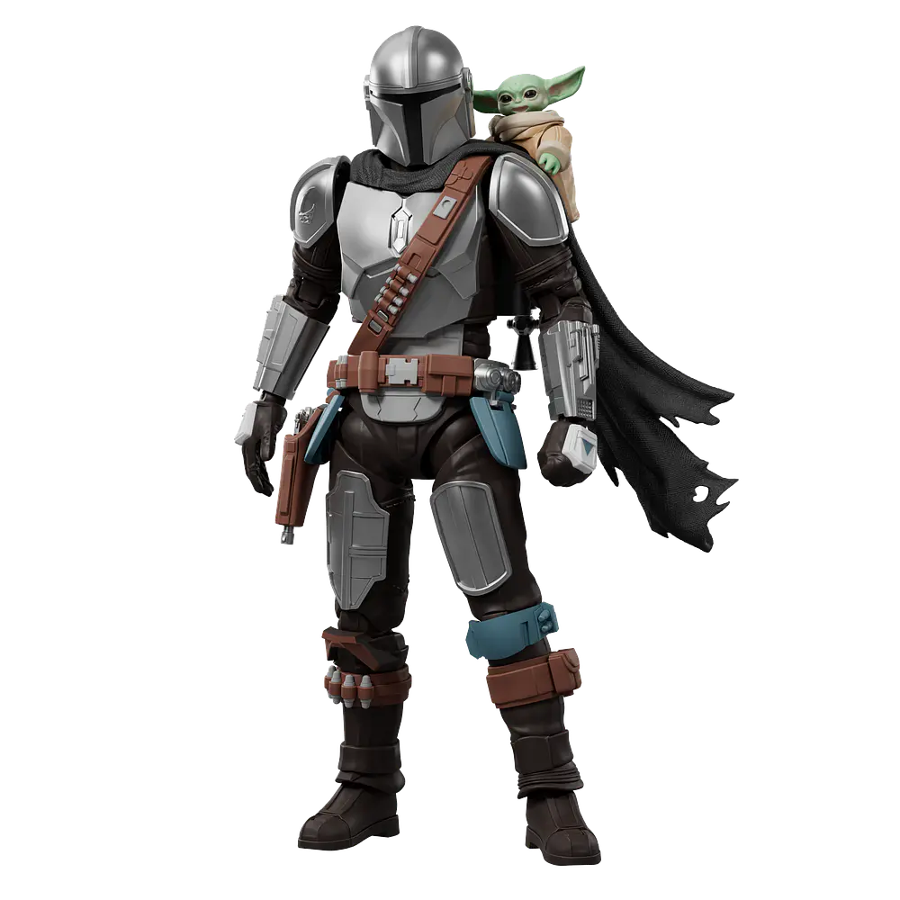Din Djarin & Grogu - The Mandalorian - Star Wars - Champion Class 05 - Model Kit - BLOKEES