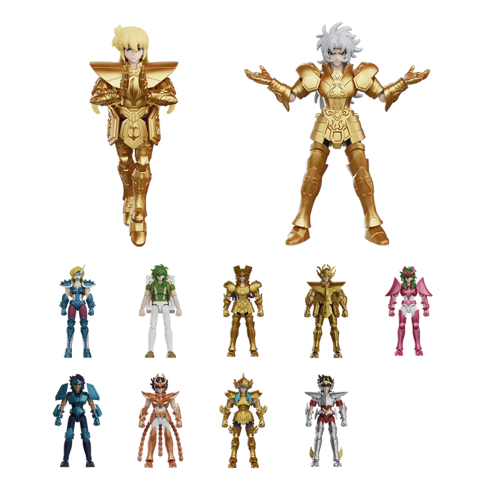 Figura Sorpresa - Saint Seiya Galaxy Version 04 - Gold Zodiac 2 - Model Kit - BLOKEES