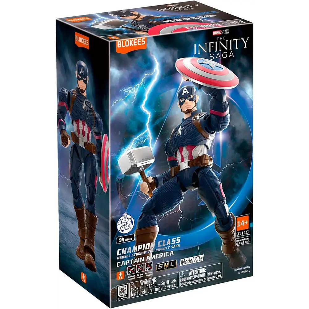 Capitan America - Marvel Infinity Saga - Champion Class 03 - Model Kit - BLOKEES