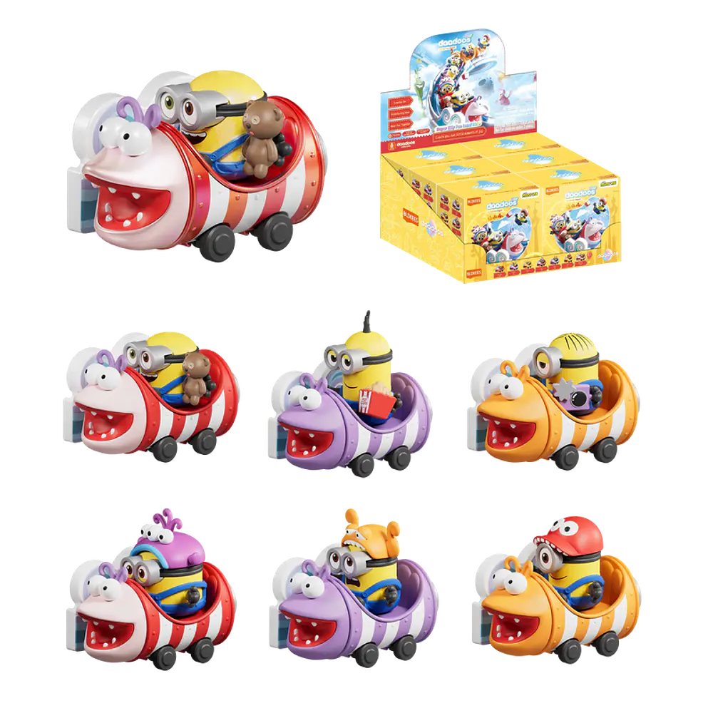 Figura Sorpresa - Minions daadoos Nest Series 01 - Super Silly Fun Land Ride -Model Kit - BLOKEES