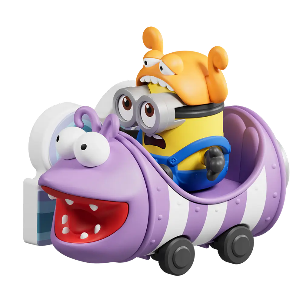 Figura Sorpresa - Minions daadoos Nest Series 01 - Super Silly Fun Land Ride -Model Kit - BLOKEES