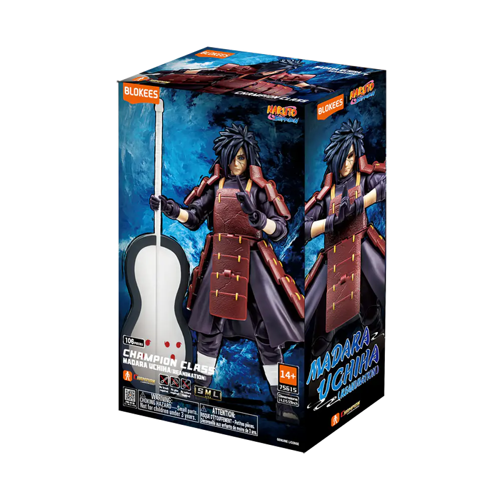 Madara Uchiha (Reanimation) - Champion Class 05 - Model Kit Articulado - BLOKEES