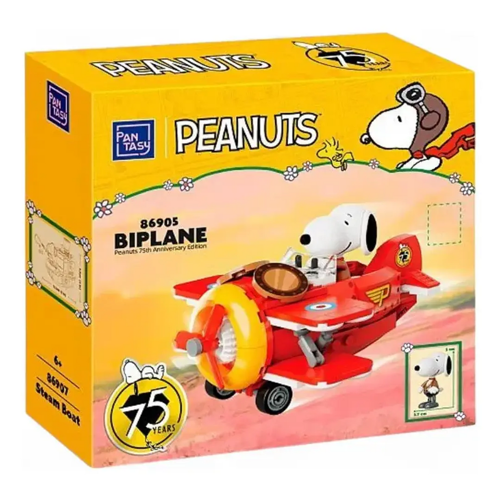Snoopy Biplane - Armables con Bloques - Pantasy