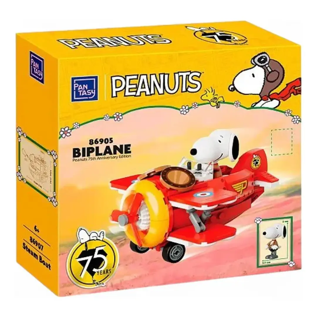 Snoopy Biplane - Armables con Bloques - Pantasy