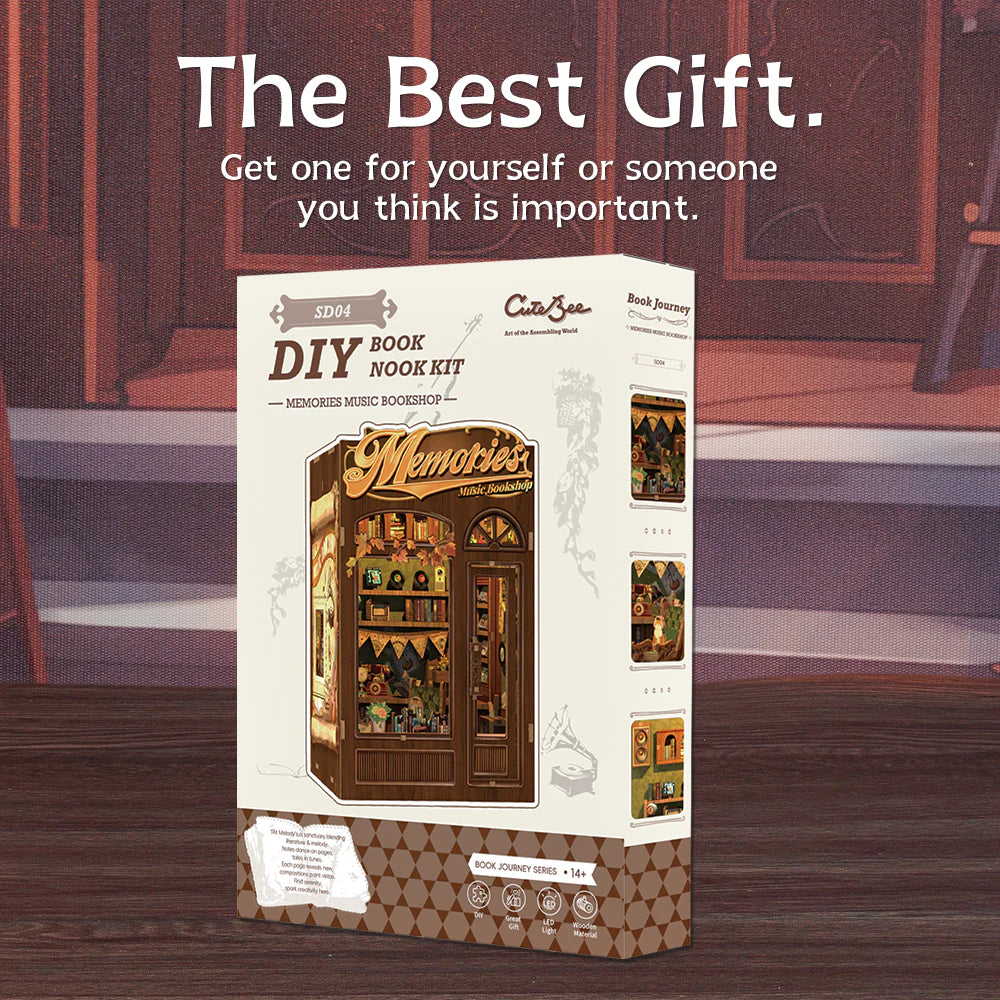 Memories Music - Separador de Libros - Cutebee