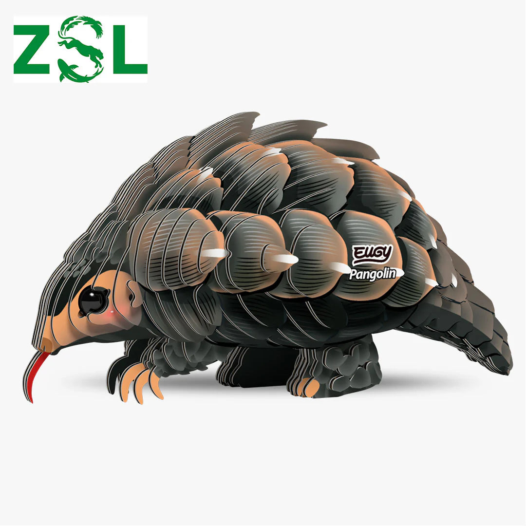 Pangolin - Puzzle 3D de Cartón - Eugy Dodoland