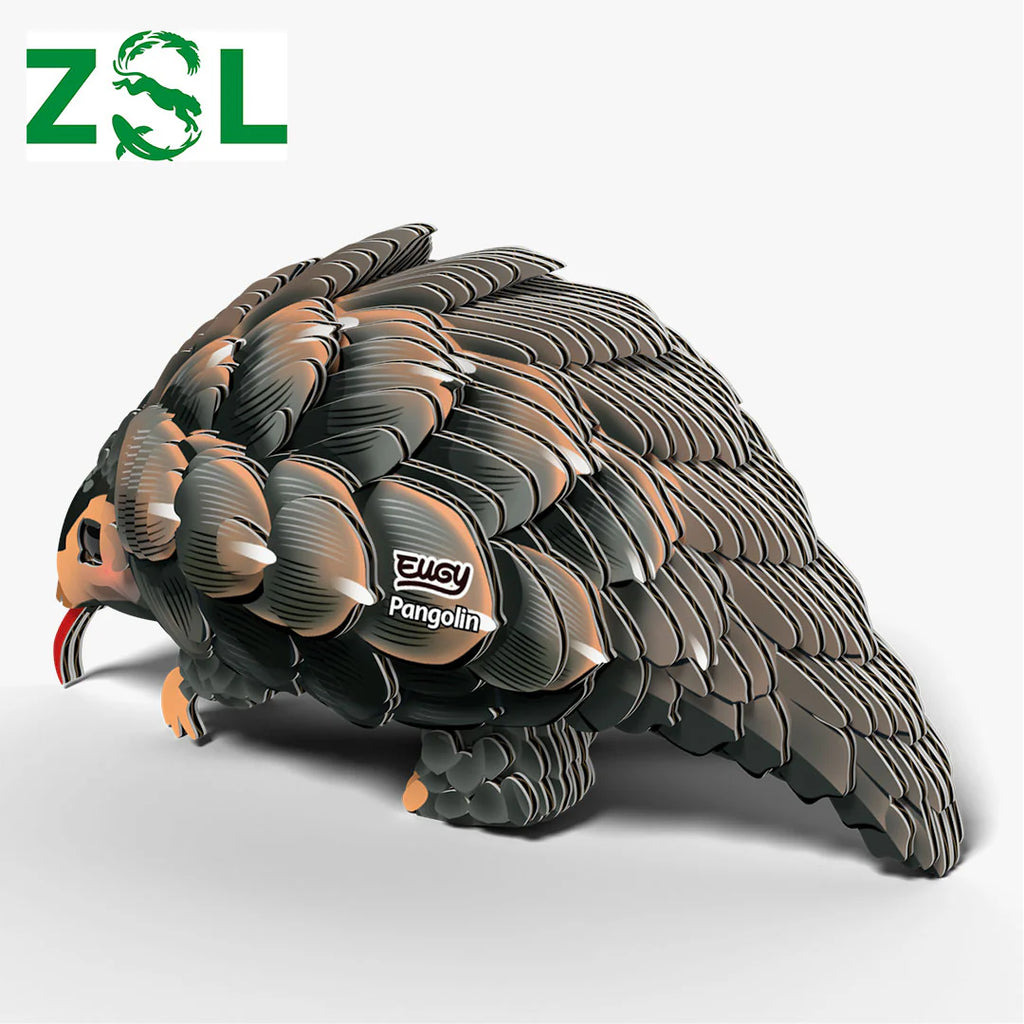 Pangolin - Puzzle 3D de Cartón - Eugy Dodoland