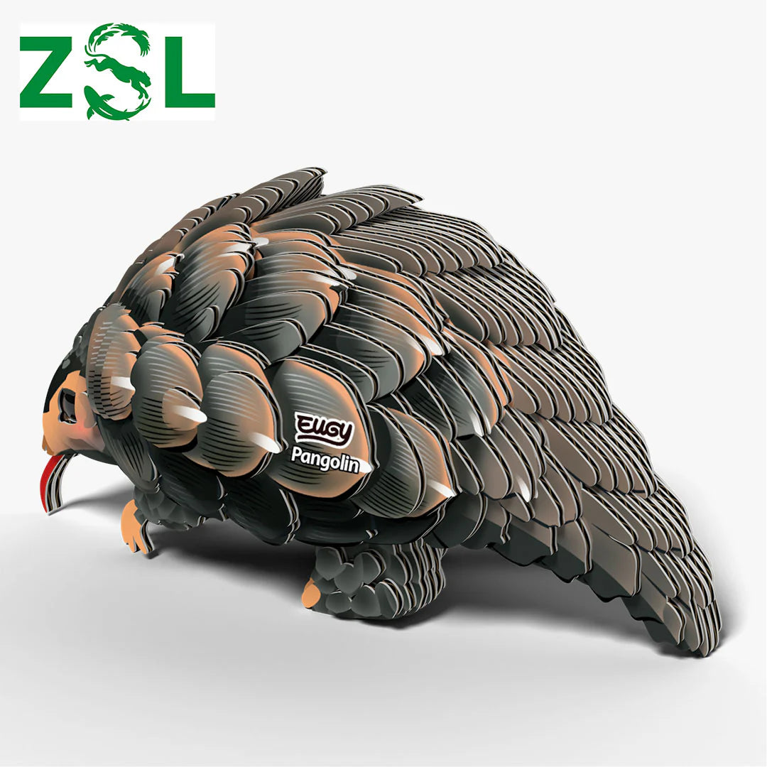 Pangolin - Puzzle 3D de Cartón - Eugy Dodoland