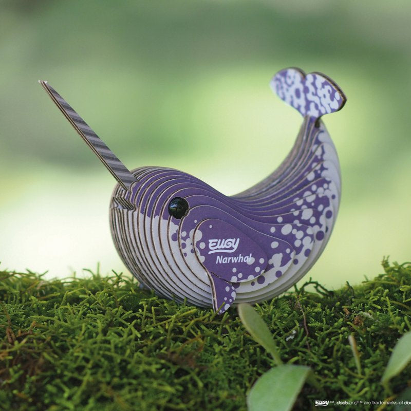 Narval - Puzzle 3D de Cartón - Eugy Dodoland