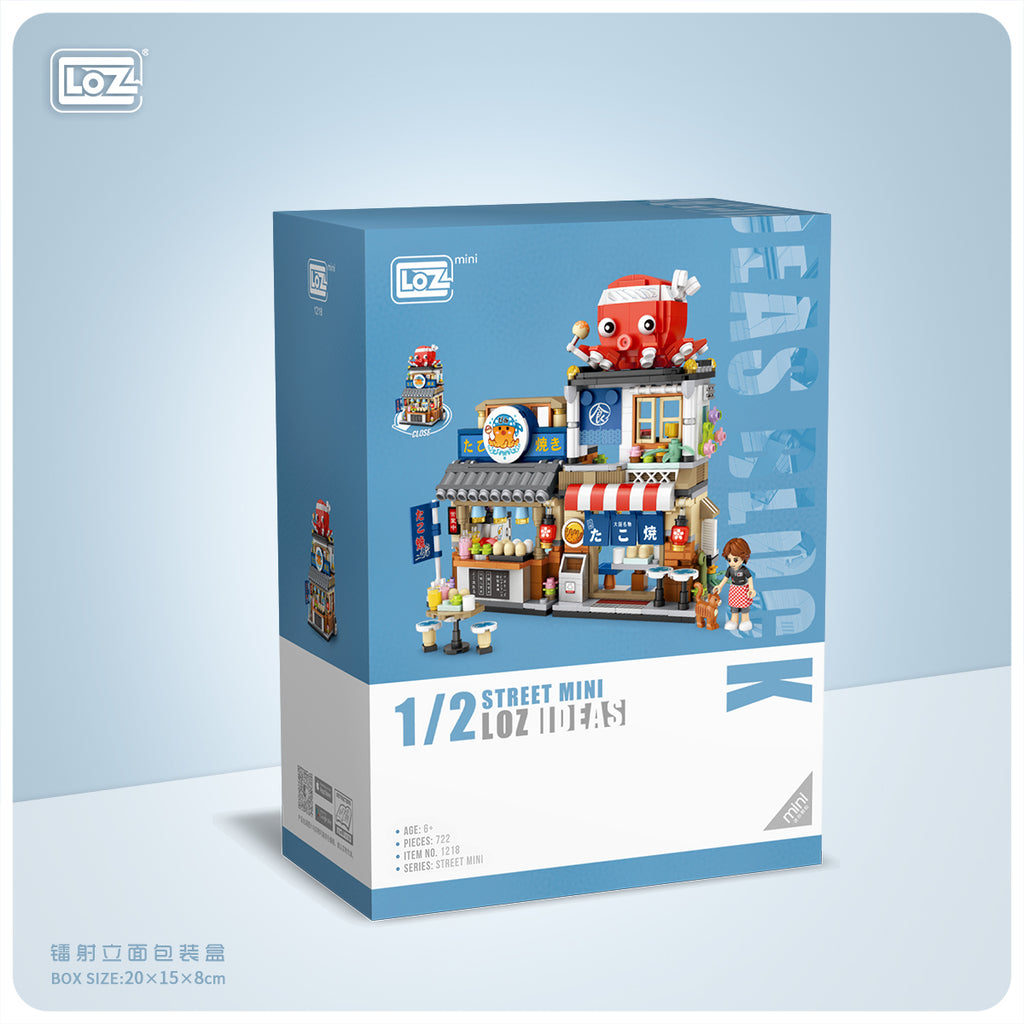 Takoyaki Shop - Armables con Bloques - Micro Block - LOZ