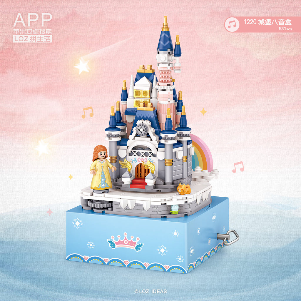 Castillo Musical Box  - Armables con Bloques - Micro Block - LOZ